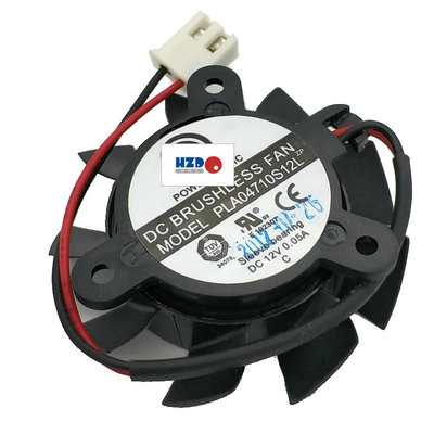 全新原装PLA04710S12L静音风扇直径37mm孔距25mm12V 0.05A2线HZDO