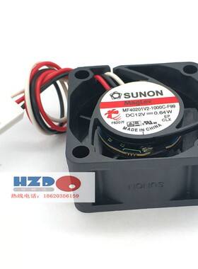 MF40201V2-1000C-F99全新原装SUNON/建准4020交换机风扇12V 0.64W