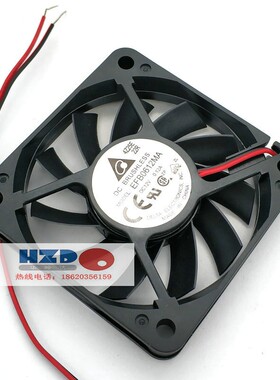 EFB0612MA全新原装Delta/台达6010 12V 0.12A散热风扇6CM厘米2线