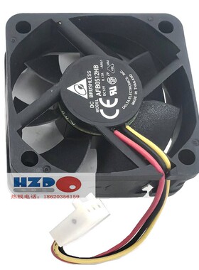 AFB0512HB全新原装Delta台达5015 12V 0.17A5CM散热风扇3线