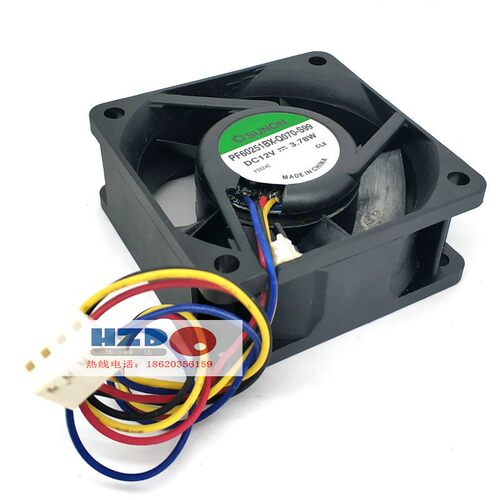 PF60251BX-Q070-S99全新原装SUNON建准6025 12V 3.78W散热风扇4线