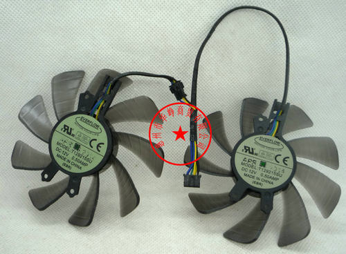 热卖原装影驰GTX660 670 680显卡散热风扇T129215SU 12V