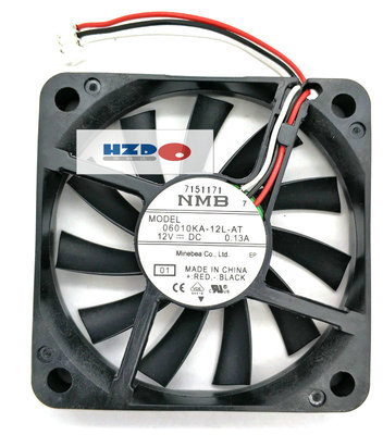 全新原装NMB 6010 12V 0.13A 06010KA-12L-At风扇2404KL-04W-B39