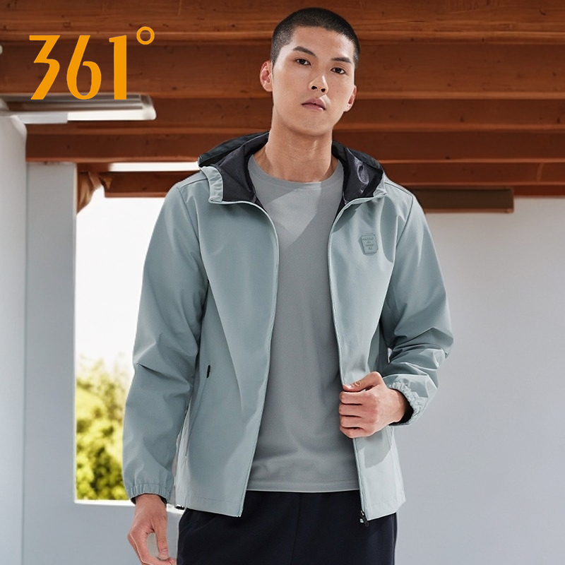 361运动长袖跑步梭织学生夹克