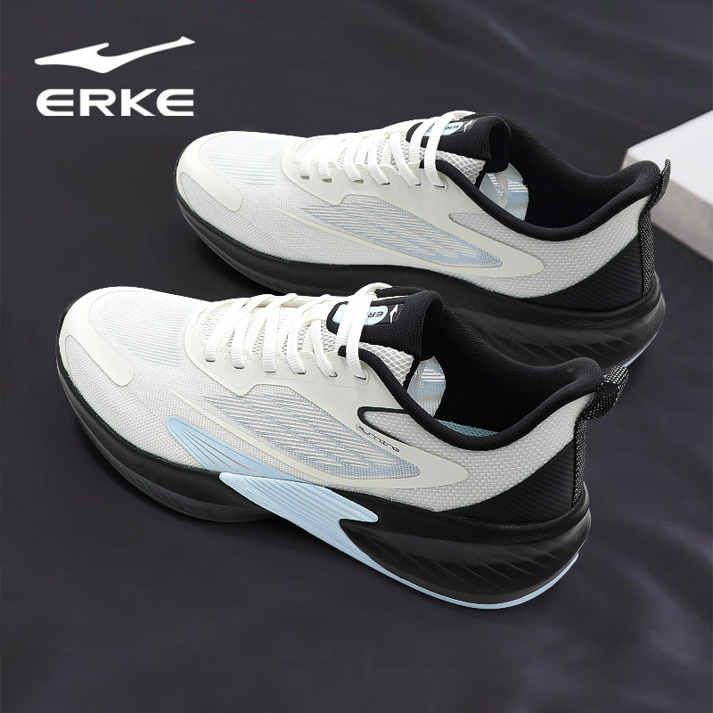 鸿星尔克逐影2男鞋官方旗舰店2026春季新款网面软底缓震跑步鞋子