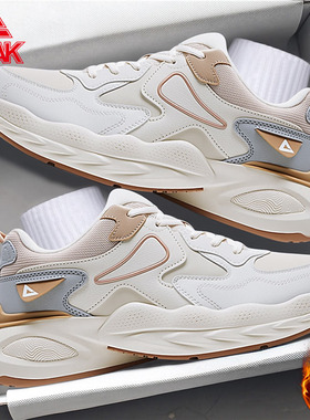 匹克加绒保暖棉鞋男鞋冬季新款防水白色百搭潮流防滑休闲老爹鞋子