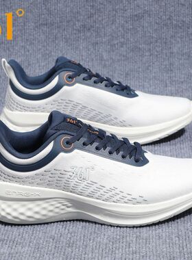 361男鞋白色运动鞋冬季新款学生轻便软底透气休闲百搭男款跑步鞋