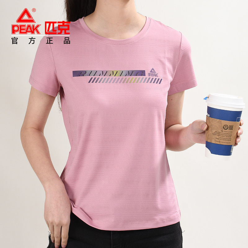 清仓正品匹克短袖T恤速干透气圆领半袖衫女装夏季轻薄上衣百搭款