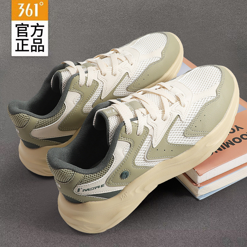 361男冬季新款复古老爹鞋厚底