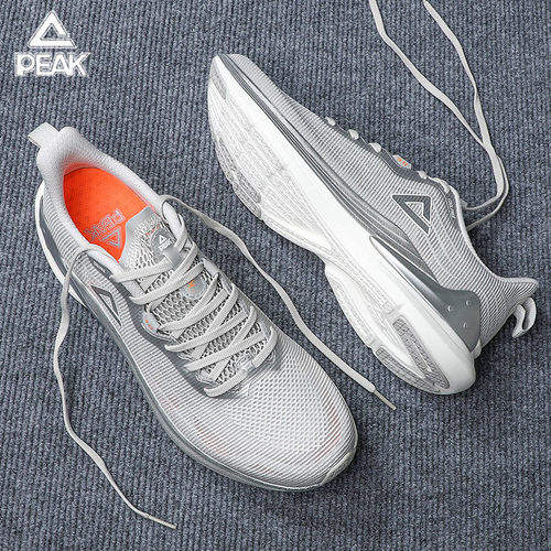 匹克轻弹网面跑步鞋飞织休闲男鞋