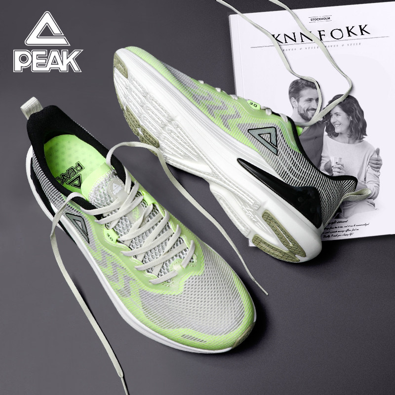 匹克轻弹003跑步鞋男鞋春季新款轻便竞速训练网面透气软底运动鞋