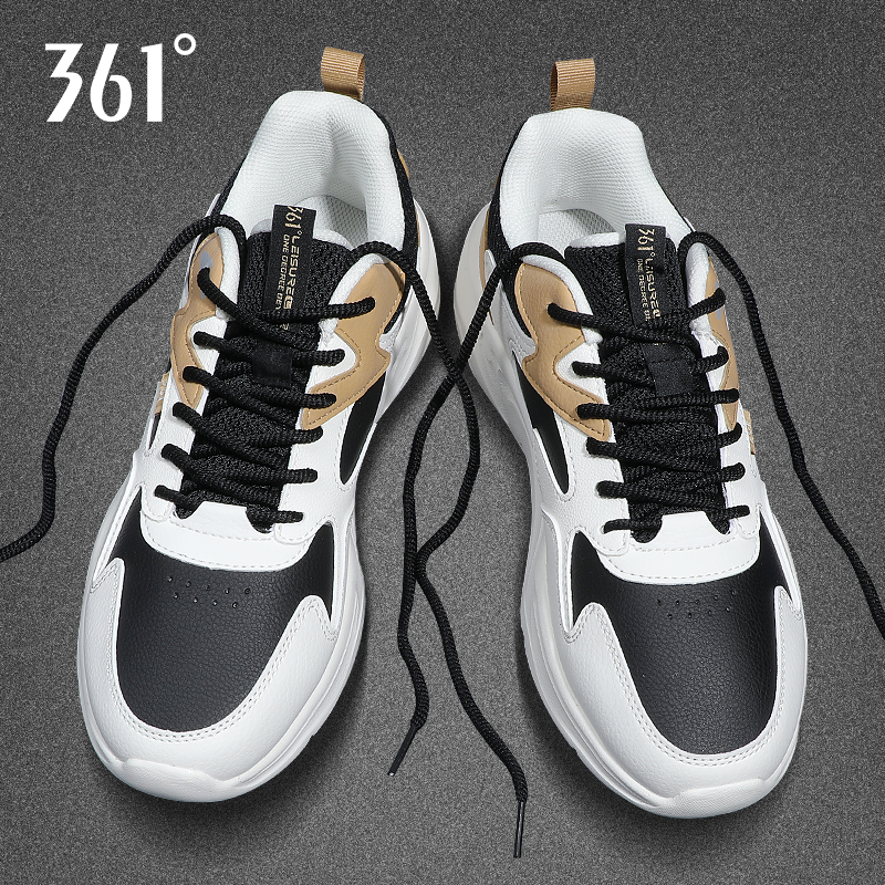 361运动鞋男鞋2025秋季新款防滑百搭休闲简约复古潮流男士老爹鞋