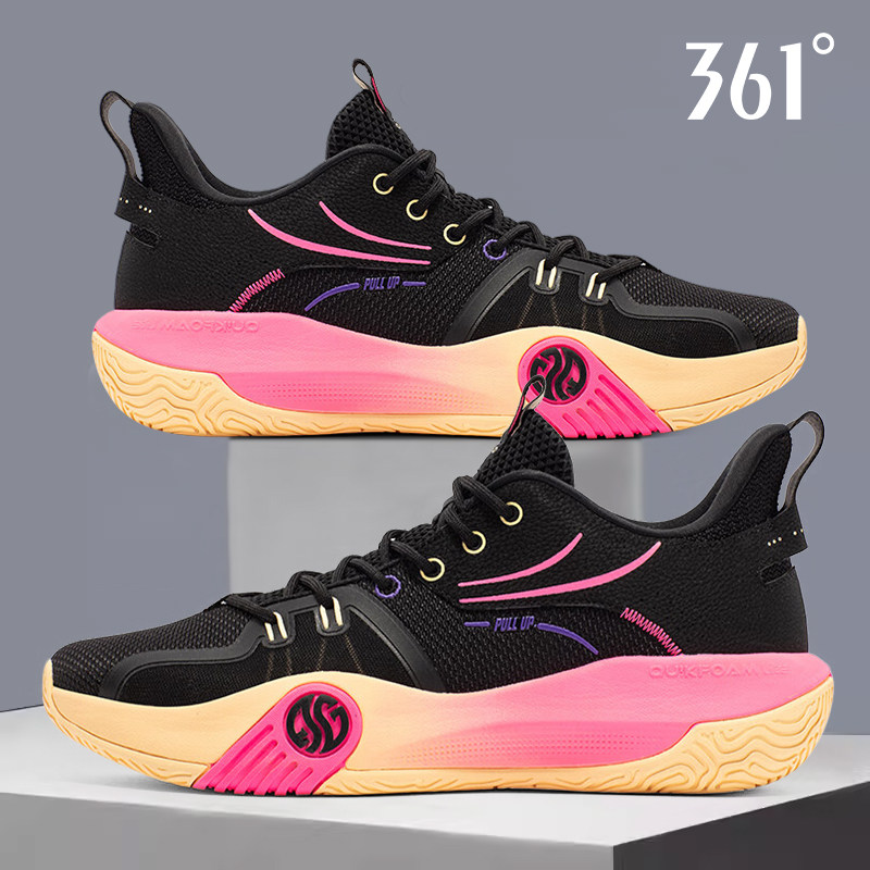 361AG凌空3篮球鞋男鞋春季新款防滑减震耐磨增高软底透气运动鞋子