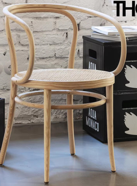 凡德罗全球购正品|德国Thonet 209单人椅经典中式轻奢客厅休闲椅