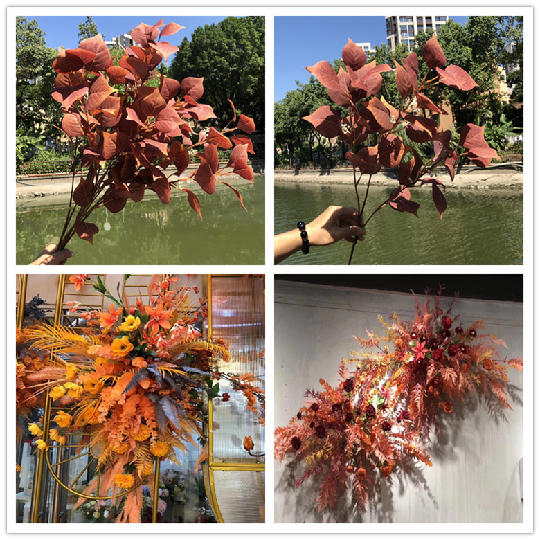 仿真婚庆花艺装扮叶子