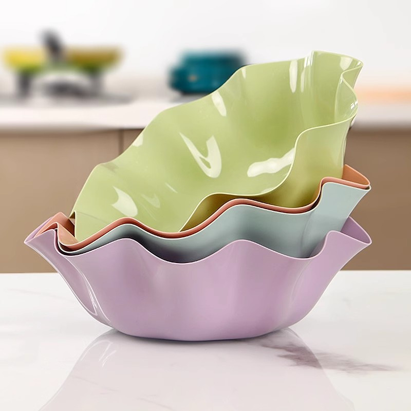 水果盘家用客厅果盘现代简约茶几零食盘欧式创意水果盆塑料干果盘