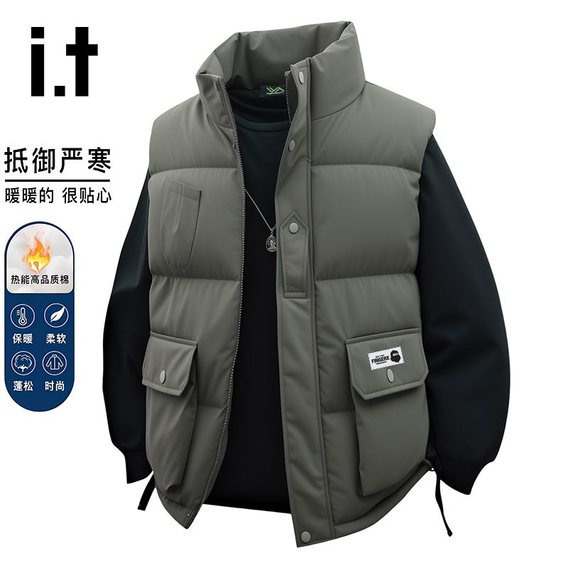 itFINGERCROXX保暖马甲外套男