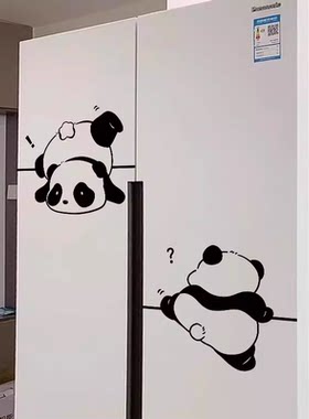 装饰玻璃门贴纸创意简笔贴画