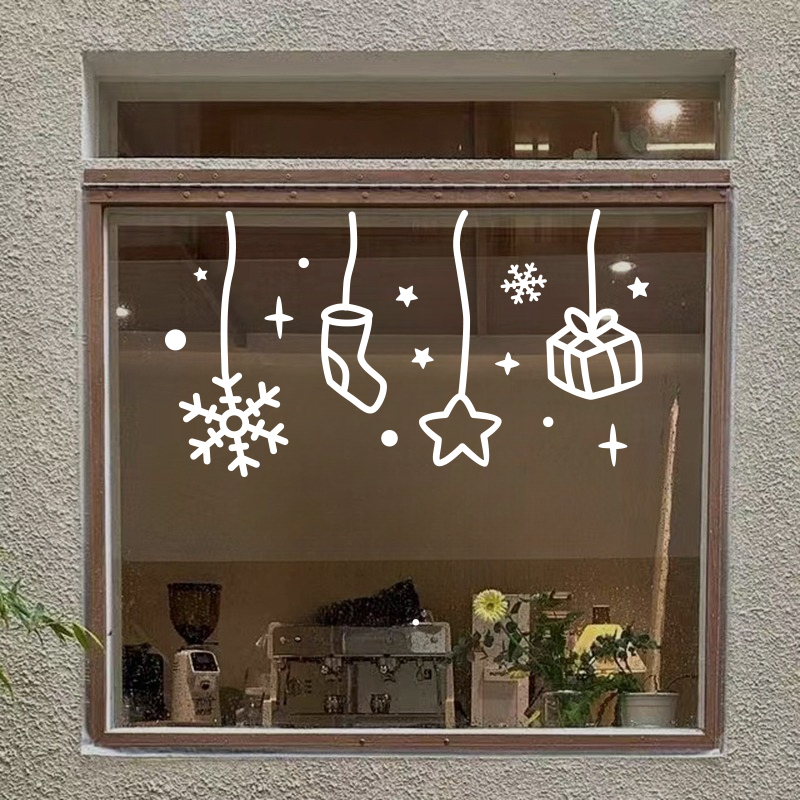 圣诞新年小元素防撞装饰贴画