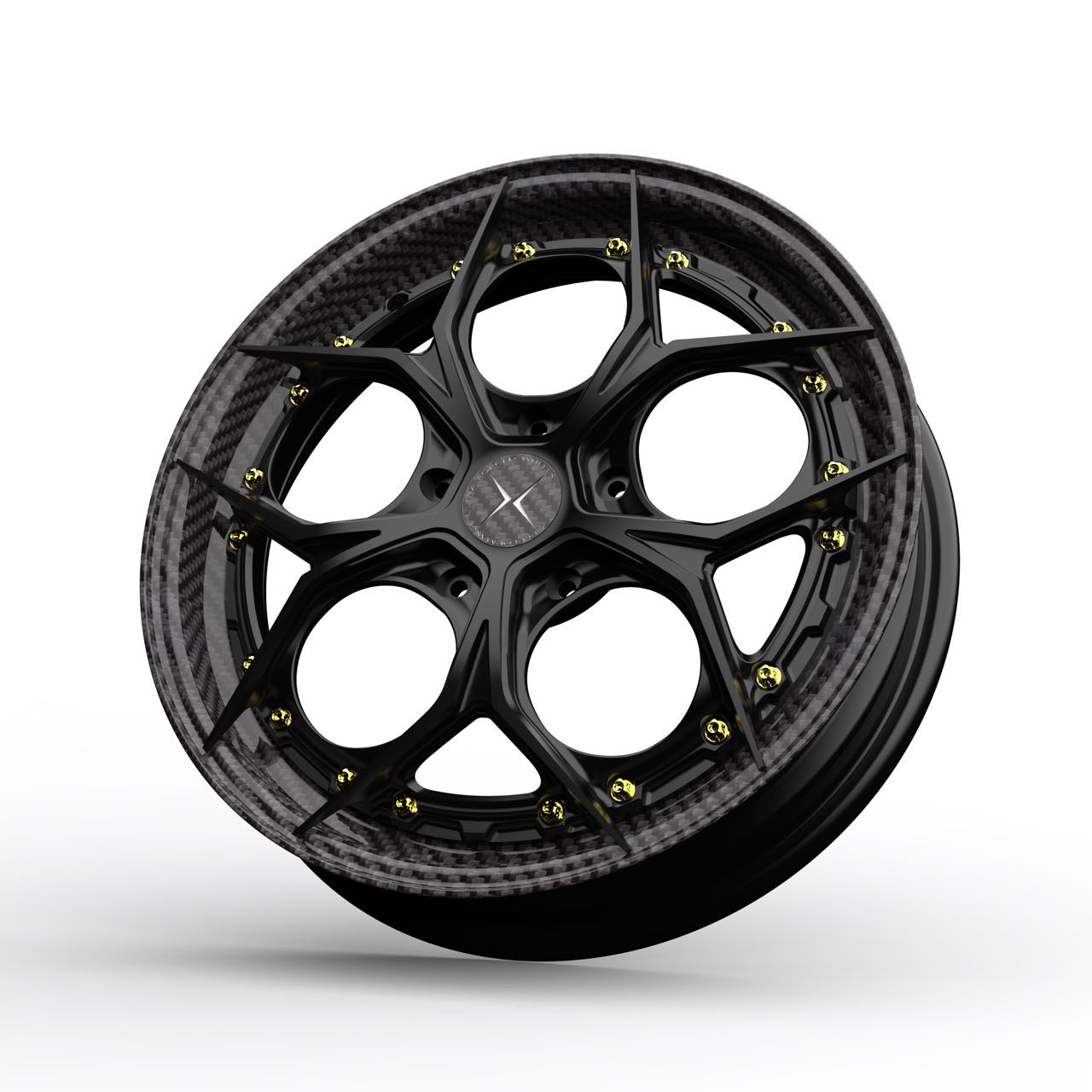 MFSS碳纤维锻造轮毂13英寸VESPA专用前轮3.0后轮3.5完美规格