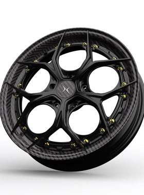 MFSS碳纤维锻造轮毂13英寸VESPA专用前轮3.0后轮3.5完美规格