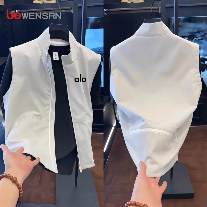 软壳立领马甲男士2025年新款春秋冬季坎肩外套冲锋衣男款无袖夹克