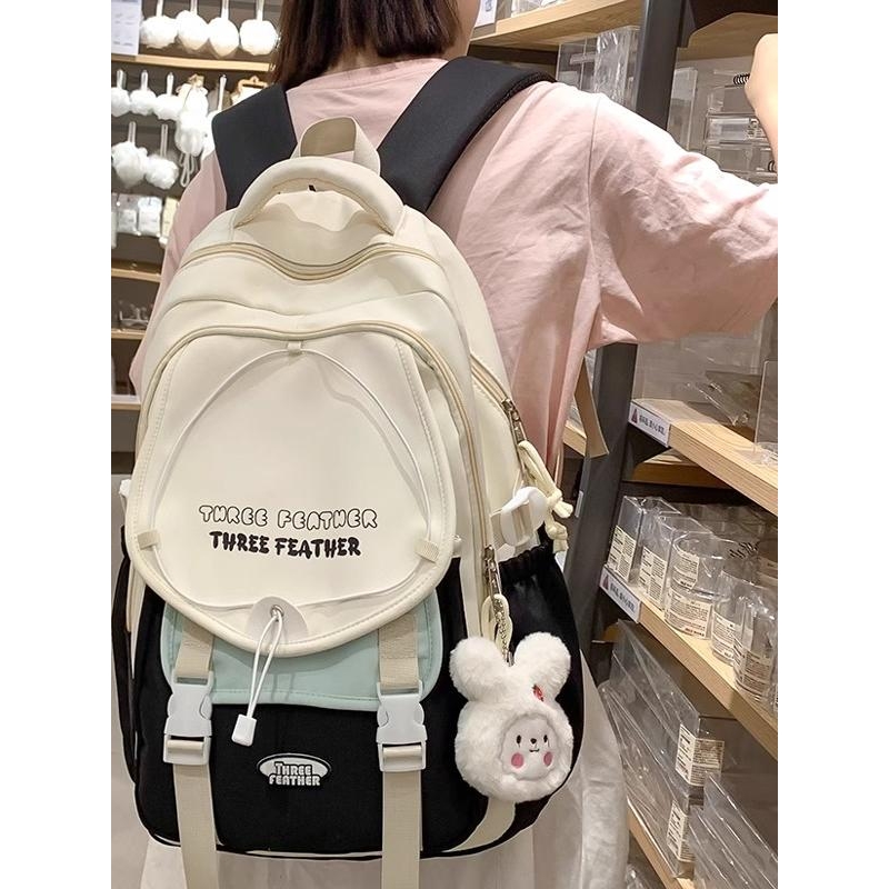 法国Nit Zana书包女生小学生初中生大容量大学生高中轻便双肩背包