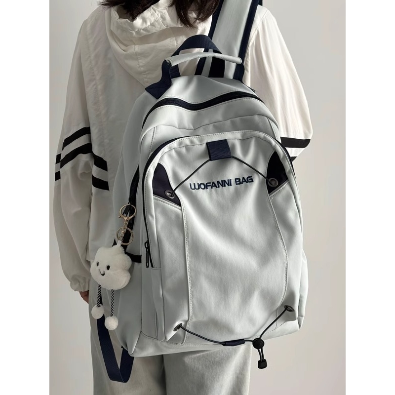 法国MlcanI Kans双肩包女初高中生男减负轻便背包小学生书包护脊