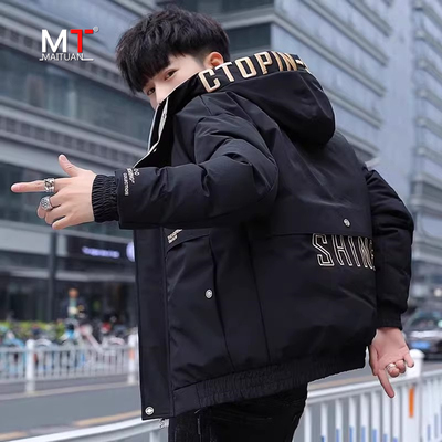 潮牌短款棉服外套男士冬季2025新款高级感连帽加厚保暖棉袄男款潮