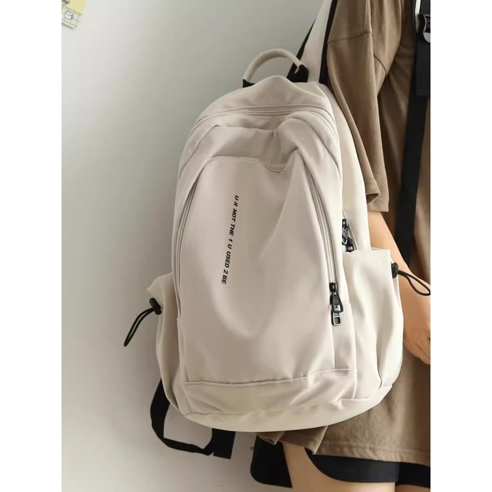 法国ITonick.双肩包初中女生书包大学生百搭大容量男校园简约背包