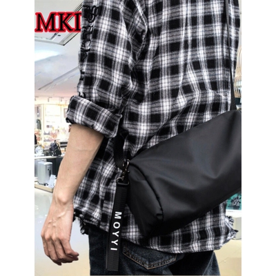 法国专柜MKDN斜挎包男新款高级感小挎包男生通勤单肩机能包包胸包