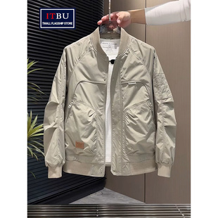 高級(jí)感工裝 高端棒球服外套男士 2025新款 春秋冬季 休閑夾克上衣男款