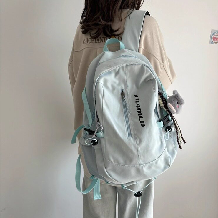 香港IT.MUCSK书包女大学生初高中生双肩包百搭休闲学院旅行背包男
