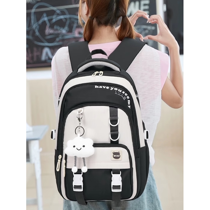 减负护脊书包女生初中生高中生大容量减负轻便小学生四五六年级潮