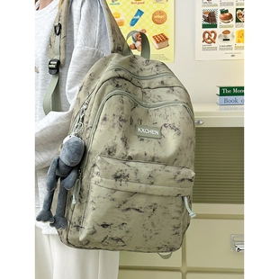 法国MK DN~中学生书包男生大容量护脊减负初中高中大学生双肩背包