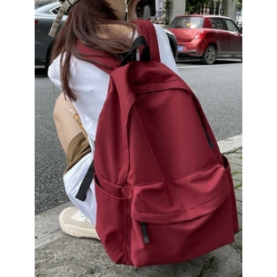 法国MKHEBN书包女日系ins风简约大学生双肩包初中旅行背包大容量