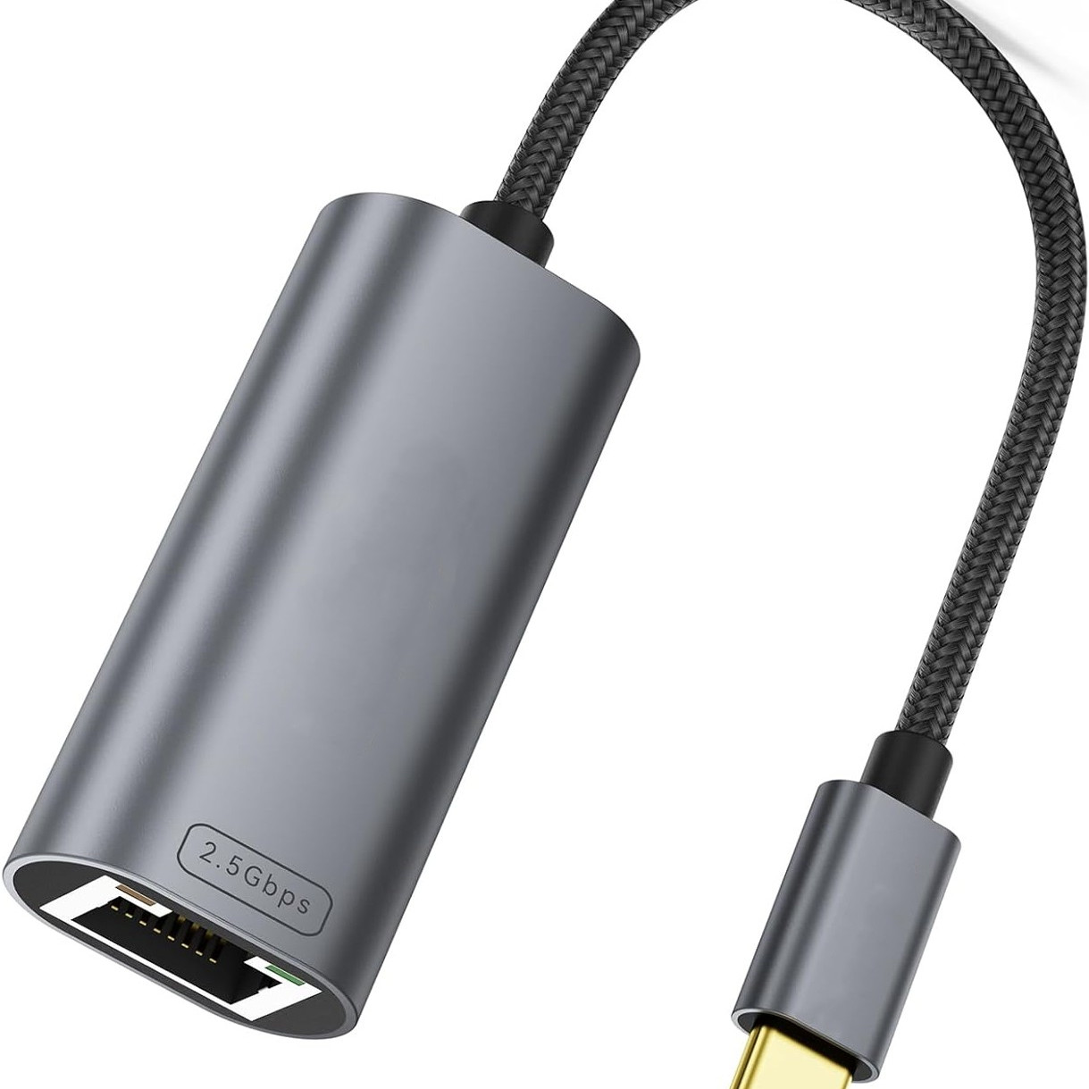 QGeeM TYPE C 转RJ45网卡网口2.5G超高速传输网卡手机电脑都可用