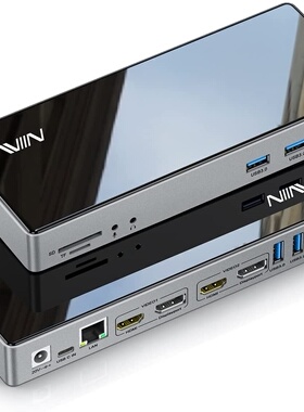 typeC拓展坞dispplaylink多屏4K扩展器USB集线器兼容苹果M1/M2/M3