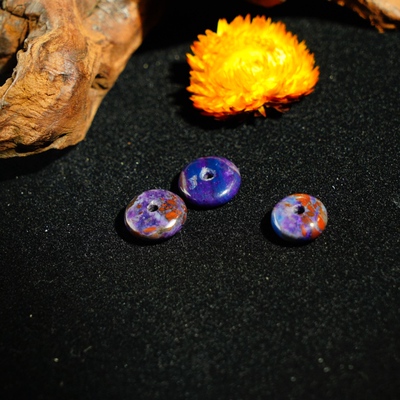 舒俱来R0470炫彩蓝紫平安扣(多样性发货发其一)