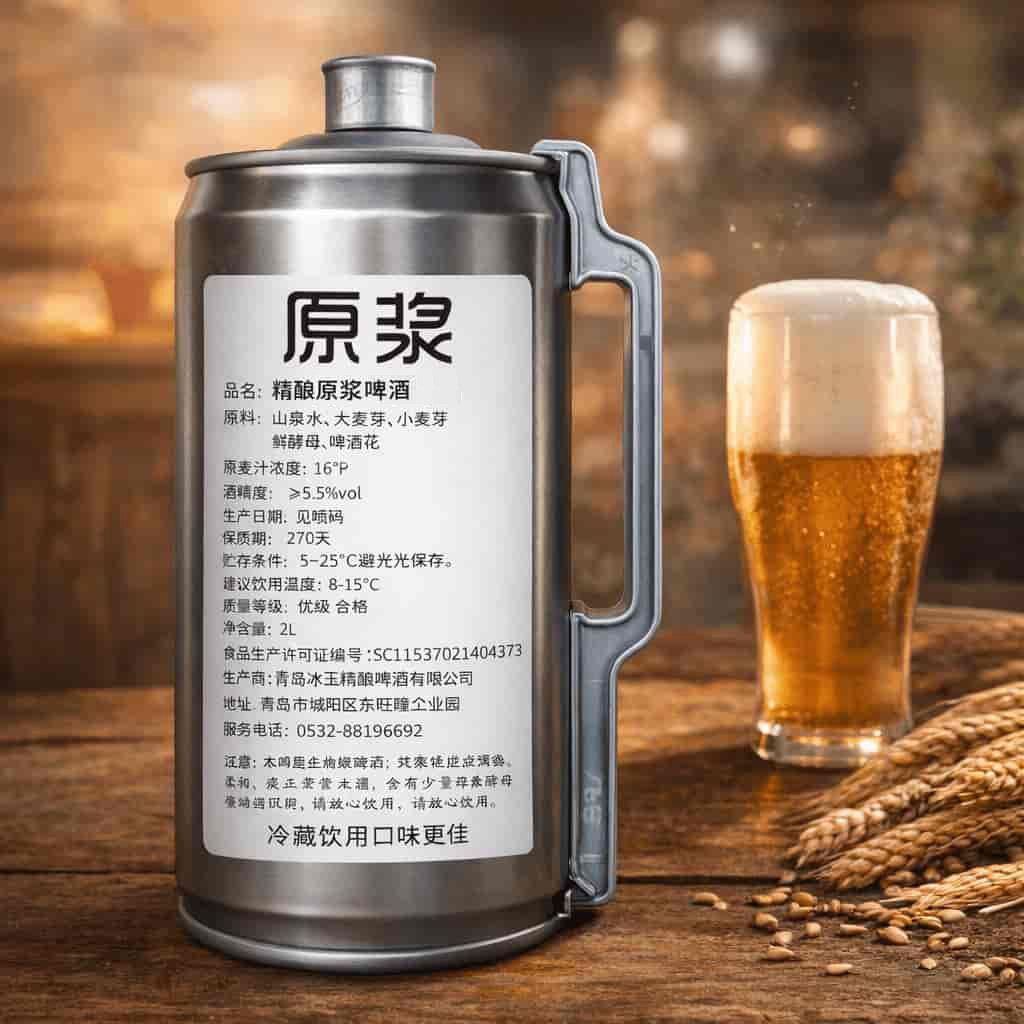定制内供精酿原浆啤酒16度麦芽