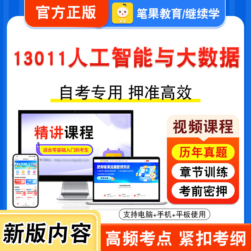 13011人工智能与大数据自考