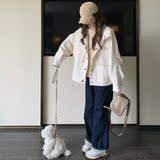 26春季工装风连帽休闲外套2C251-3362-P135-K188，女装短外套，2C251