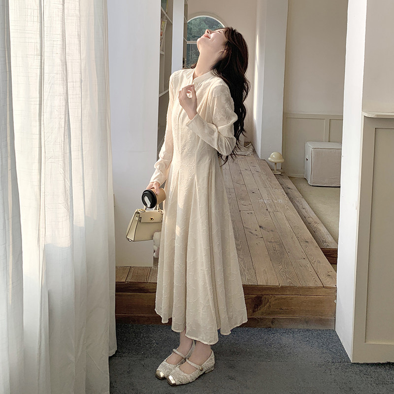 26春季新中式长款连衣裙2C251-9023-P145-K208,女装连衣裙,2C251