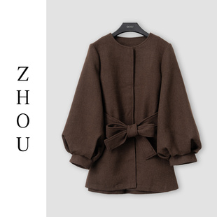 (周哥甄选)咖色外套-32078