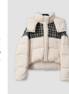 （周哥甄选）白色羽绒外套-33173