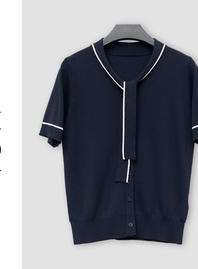 （周哥甄选）藏青上衣-16879