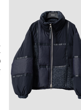 （周哥甄选）藏青色羽绒服-32997