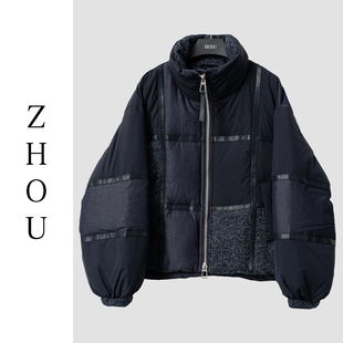 （周哥甄选）藏青色羽绒服-32997