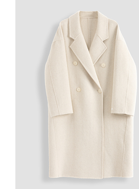 杏色重工时尚高级感毛呢外套-17411