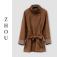 33367 咖色外套 周哥甄选